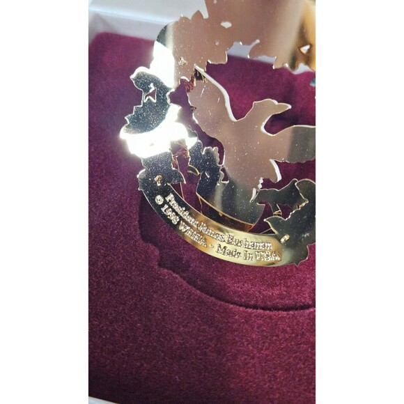 1998 The White House Historical Association Christmas Ornament w/ Box - Picture 4 of 5